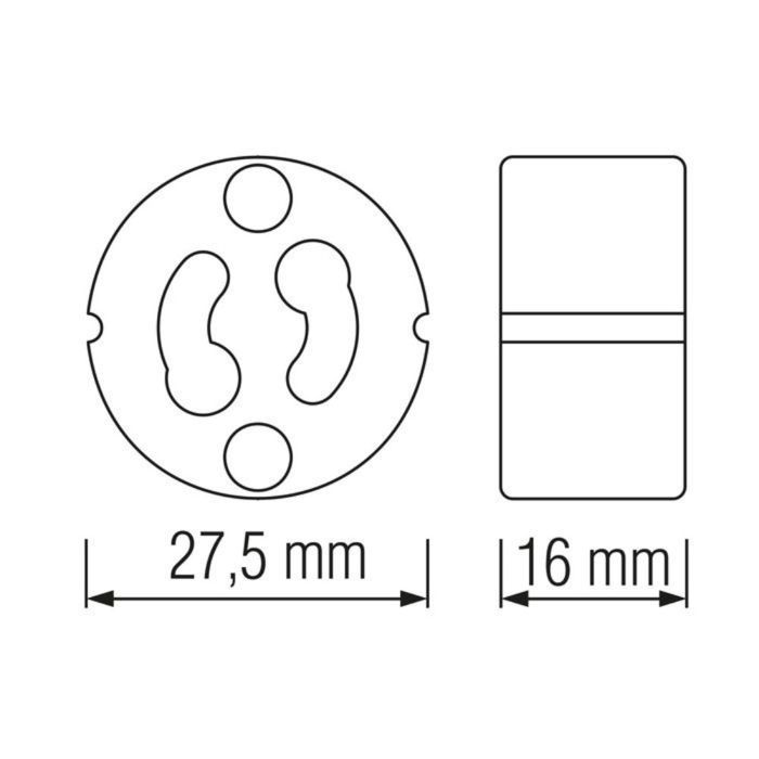 Lot de 50 Douilles GU10 pour ampoule LED ou halogène