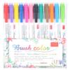 12Pcs Watercolor Pen Colorful HandPainted SoftTip Brush Drawing Writing Calligraphy Tools