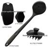 Upgraded Silicone Exfoliating Bath & Scalp Scrubber