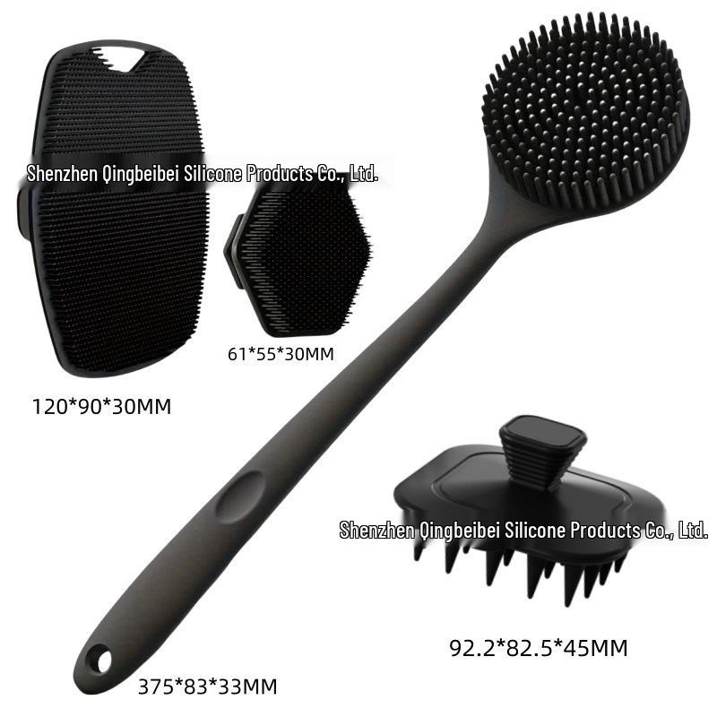 Upgraded Silicone Exfoliating Bath & Scalp Scrubber