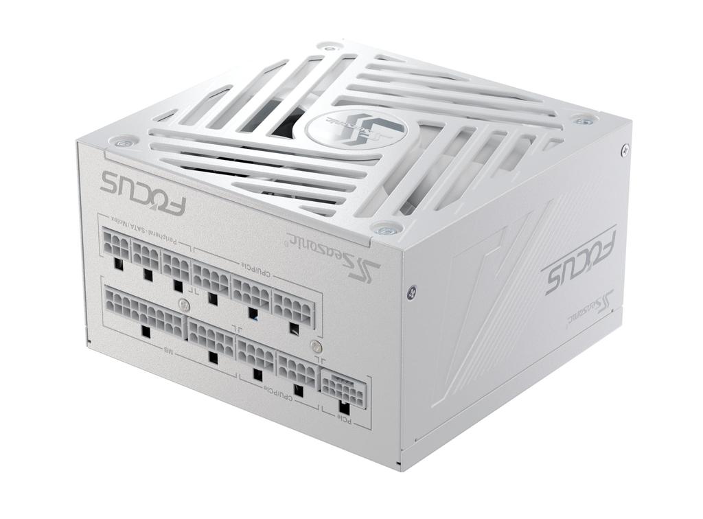 Seasonic FOCUS GX-1000 ATX3 (V4) - White 80PLUS GOLD 1000W ATX 3.1 & PCIe 5.1 Compatible Fully Modular White 10-Year Warranty Authorized Distributor