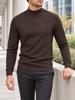 AIOPESON Men’s Long Sleeve Knitted Pullover Casual Slim Fit Turtleneck Sweater Autumn Winter Fashion
