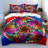 Colorful Abstract Art Set Soft Comfortable Duvet Cover Bedding Set Included 1*Duvet Cover & 2*Pillowcases Gift