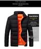 Men's Stand Collar Thickened Jacket - Large Sizes, Autumn/Winter Style, Cotton Casual Wear