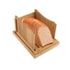 Bamboo Home Bread Cutting and Slicing Board - Durable Chopping and Toasting Plate
