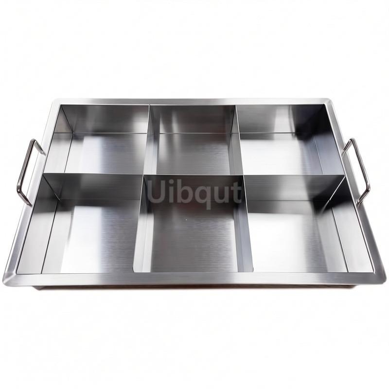 square skewer Hot pot Malatang special  thickened stove Chuan Chuan Xiang guo divided pot stainless steel panela cookware