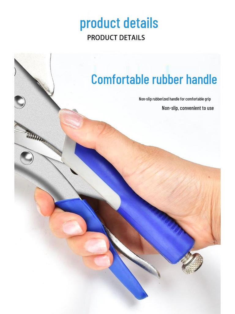 German Industrial High-Leverage Pliers & Heavy-Duty C-Clamp for Wood