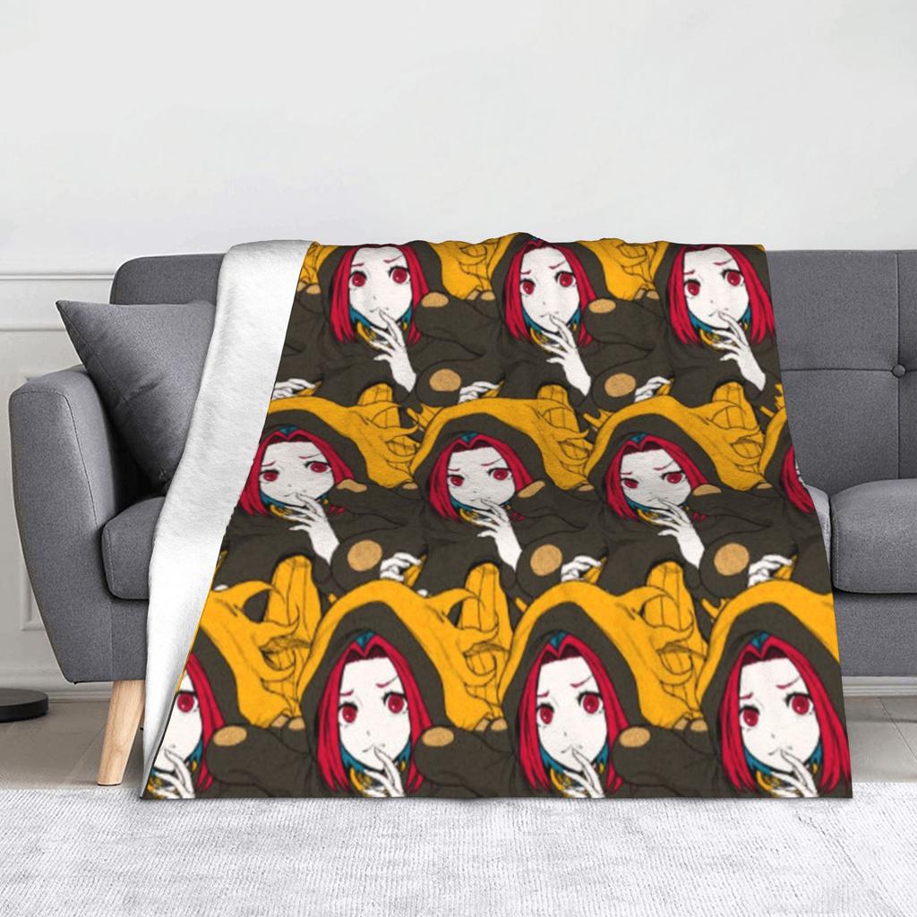 Shin Tsukimi Sou Hiyori Yaoi Blankets Autumn/Winter Your Turn To Die Game Multi-function Warm Throw Blanket for Sofa Thin Quilt