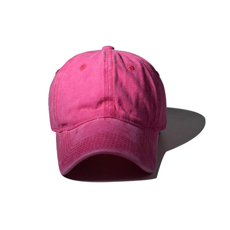 Casquette de baseball adulte légère délavée commerce extérieur marée européenne et américaine casquette à visière courbée printemps et été sports de plein air chapeau de soleil