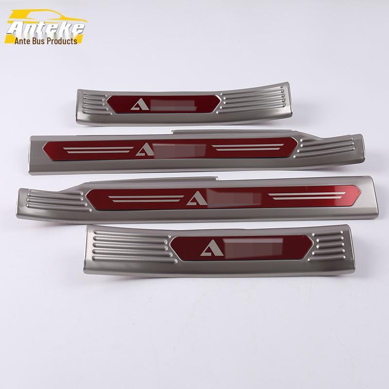 Southeast A5 Door Sill Trim - Stainless Steel Bumper & Trunk Welcome Pedal Decorative Strip