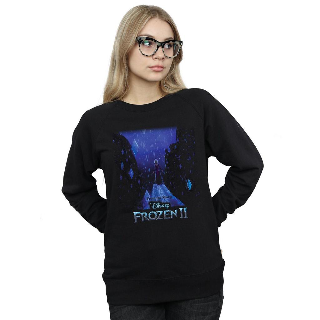 Disney Womens/Ladies Frozen 2 Elsa Diamond Elements Sweatshirt