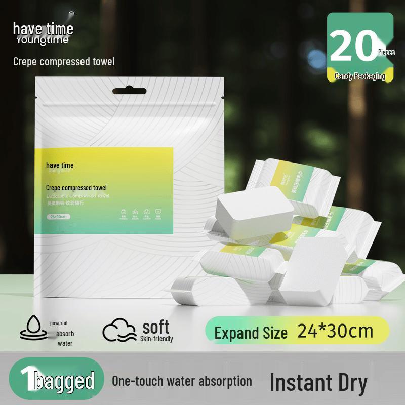 Disposable Compressed Face Towel Tablets