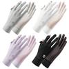 Women UV Sun Protection Gloves Full Finger Touchscreen Driving Gloves Breathable Ice Silk Cycling Gloves Non Slip for Summer