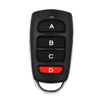 433MHz Klonlama Anahtarlık 4 Düğme Su Geçirmez Kablosuz Klonlama Uzaktan Kumanda Garaj Kapısı Elektrikli Panjur için