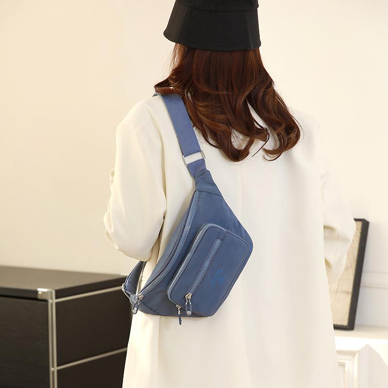 Geantă Multifuncțională de Talie pentru Exterior pentru Femei, Geantă de Piept de Mare Capacitate, Rezistentă la Uzură, Sport, Impermeabilă, de Umăr, Crossbody