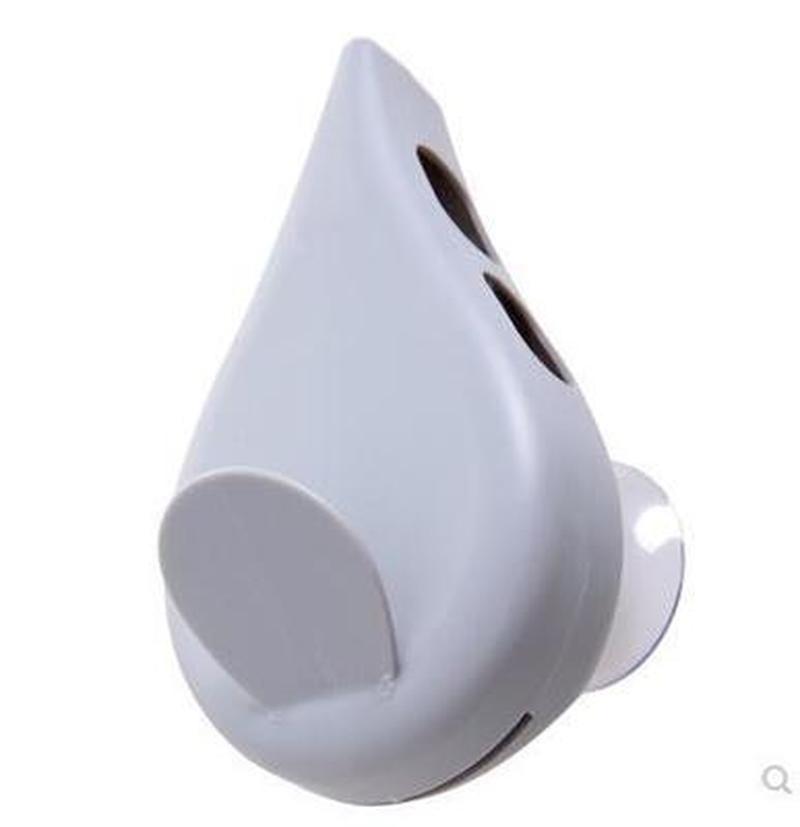 Sucker Brush Container Wall Mounted Type Toothbrush Holder Bathroom  Hole Suction Cup Toothbrush Hol