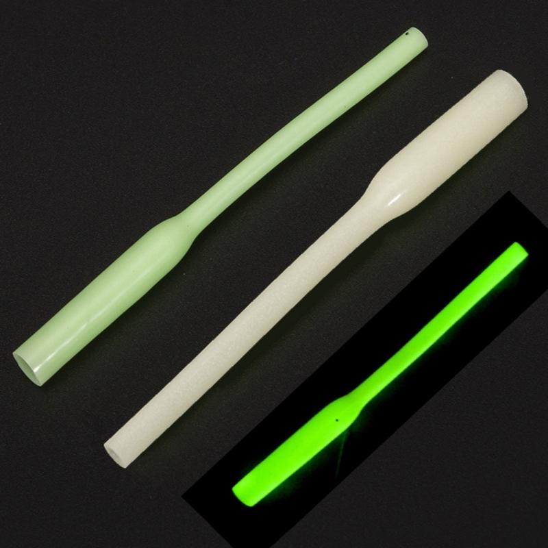 10pcs PVC Sleeve Hook Line Aligner Protector Sleeves Night Fishing Rig Tubing Fishing Accessories Fishing Glow Tube