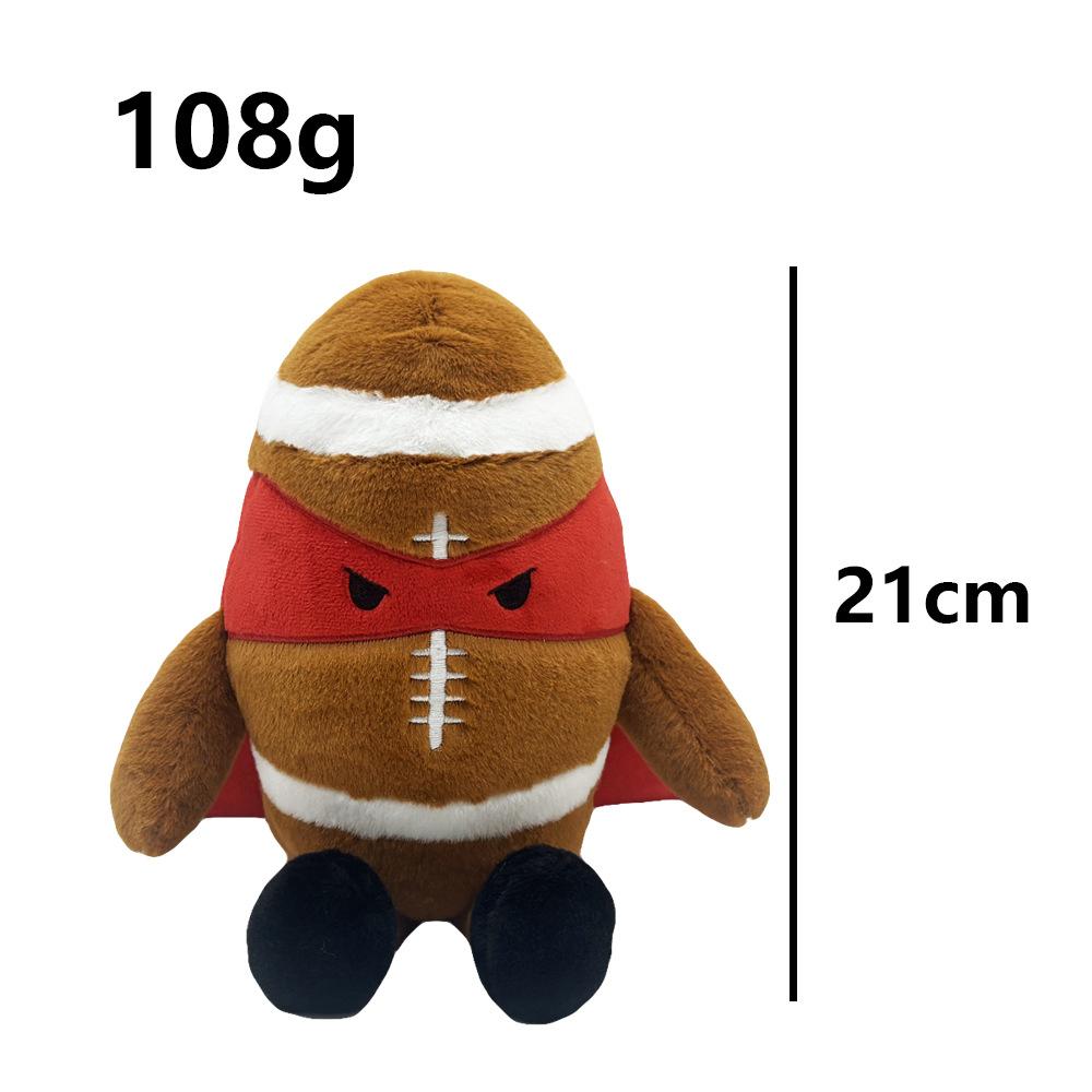 New Schwarz Heroes of The Game 7.5 Football Fun Cartoon Game Plush Peripheral Doll Gift Accompanying Plush Toy Birthday Gifts
