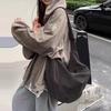 Canvas-Teigtaschen-Tasche, große Kapazität, modisch und schlicht für Damen, 1 Schulter-Crossbody-Tasche, lässig und vielseitig, Student