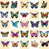 10/25/50pcs Cartoon Butterfly Graffiti Stickers for DIY Scrapbook Stationery Water Bottle Phone Laptop Guitar Decal