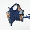 Vintage Van Gogh Oil Painting Art Corset Top Women Jacquard Brocade Bustier Aesthetic Sleeveless Slim Fit Bodice