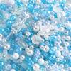 Acrylic Mixed Beads, Transparent Loose Beads DIY Beaded Pendant Jewelry Material