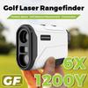 INORM Golf Laser Rangefinder 1200 Yards 6X Lens Golf Compensating Hunting Range Finder Built-in Battery Measuring Tool