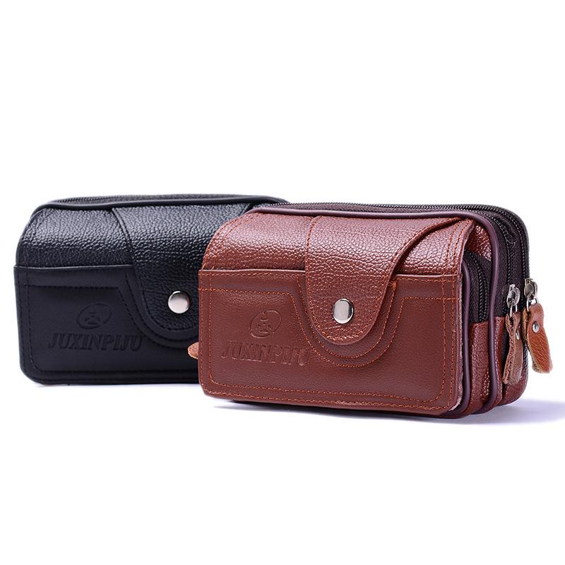 Cross-Border Men's Waterproof Anti-Theft Phone & Coin Belt Waist Pack