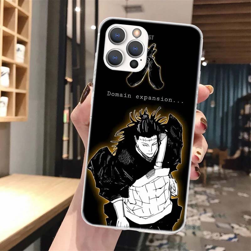 Kaisen J-Jujutsu Art Soft Phone Case For iPhone 17 Air 16 16E 15 14 Plus 13 Mini 12 11 Pro Max X XR XS 7 8 + SE 2020 Pattern Cov