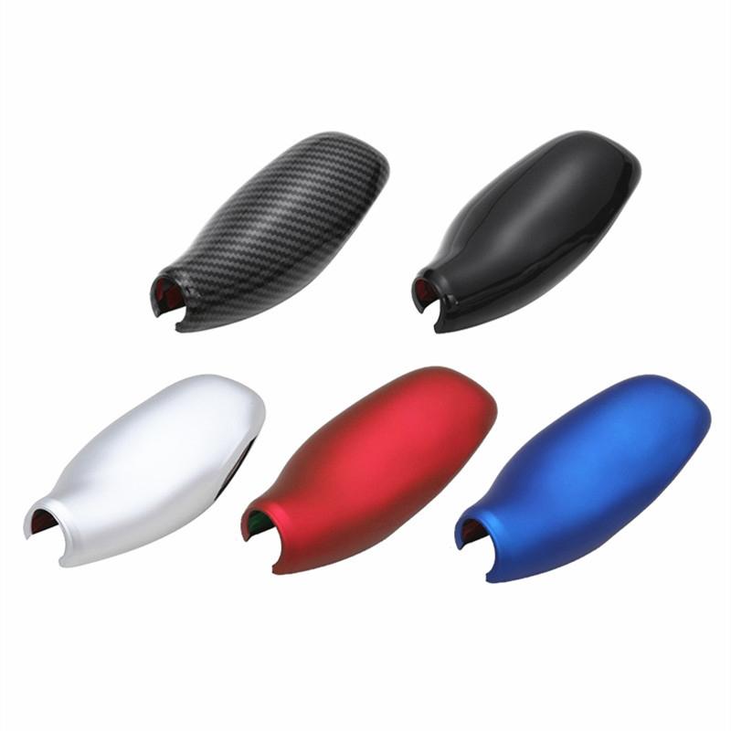 Car Carbon Fiber Gear Shift Handle Sleeve Button Cover Decorative Sticker Trim For BMW G30 G32 G11 X3 G01 X4 G02 Car