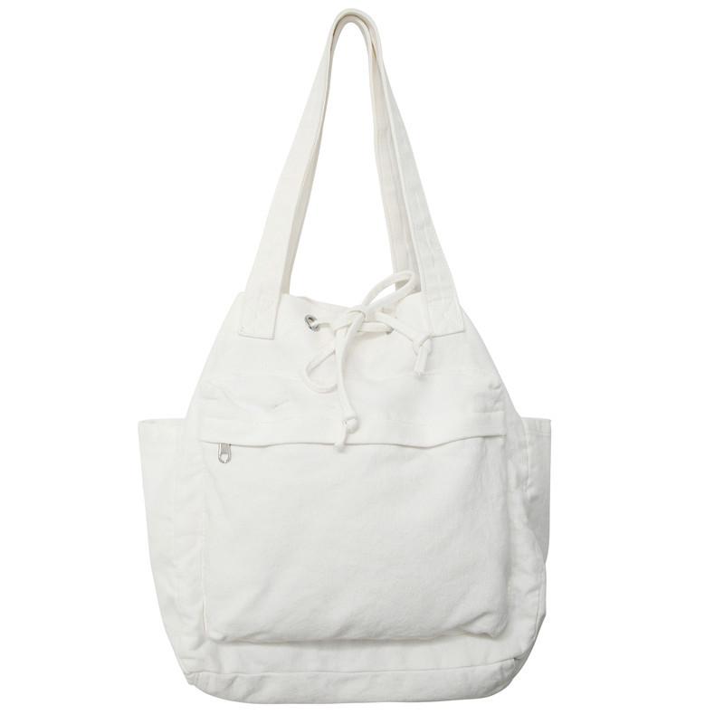 

Retro Large Capacity Lazy Style Canvas Bag, Casual Crossbody Bag, Simple Artistic Shoulder Bag for Male and Female Students, Mailman Bag белый