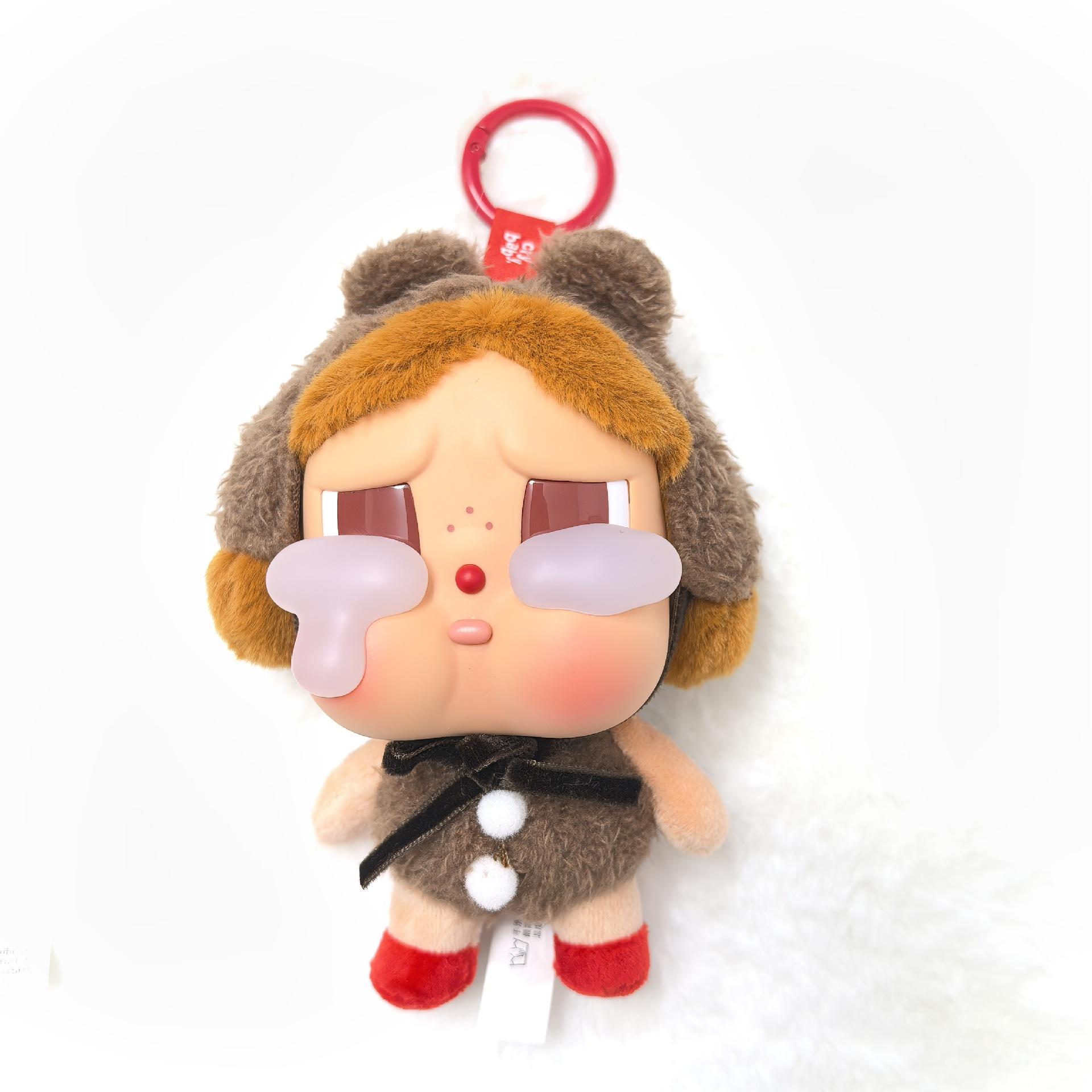 

Виниловая кукла с плачущим лицом, подвеска-брелок, игрушка, подвеска для рюкзака красный