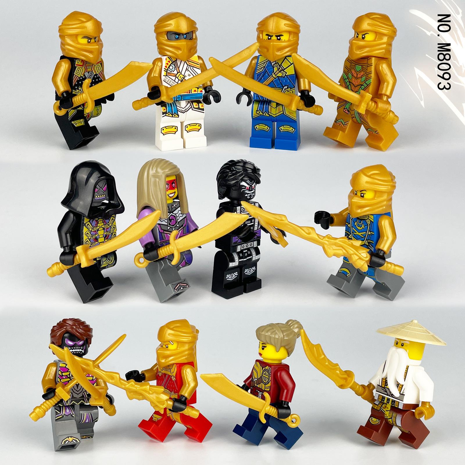 

Мозаїчна іграшка з дрібних частинок, будівельний блок, 122 фігурки ніндзя, прикраса для хлопчика, подарунок для електронної комерції