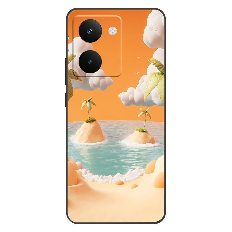 For Oppo Realme P3 Ultra 5G Case Ultra-light Texture Silicone Soft Shell Brand New Style Cool Scenery Cute Little Animals Case