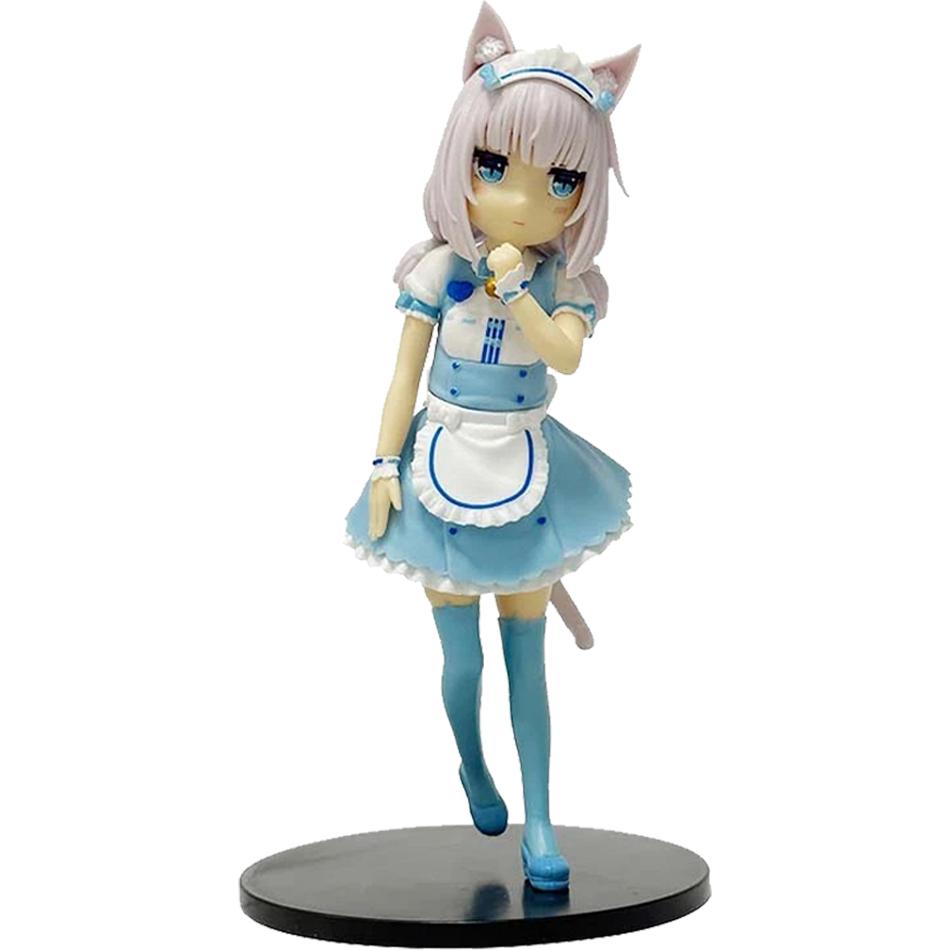 18cm NEKOPARA Anime Figure Kawaii Girl Chocola Action Figure Cute Maid Vanilla Figurine PVC Collection Model Doll Toys Gifts
