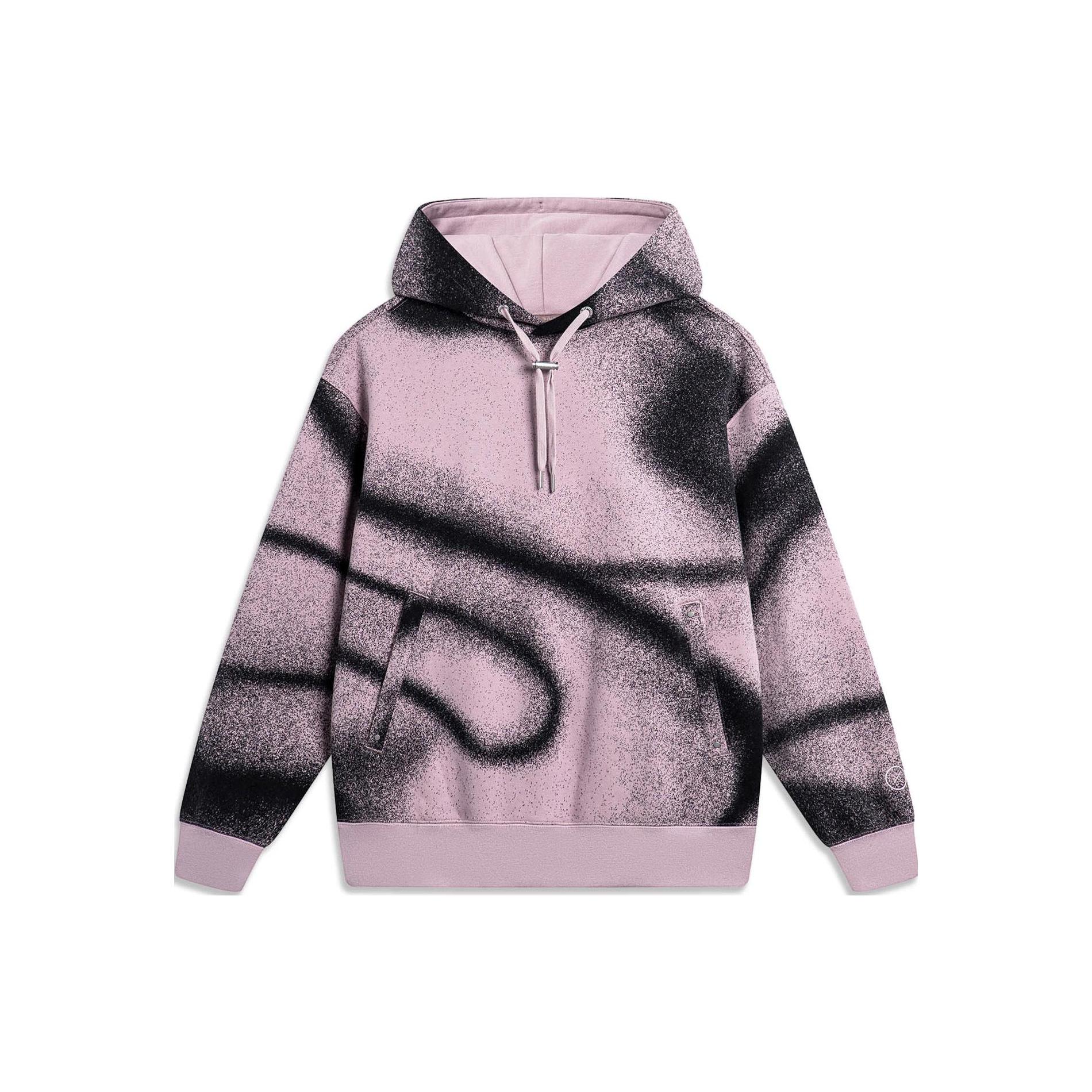 Li Ning Sweatshirt Men s Ink Gray Purple Black AWDTD23-4 L