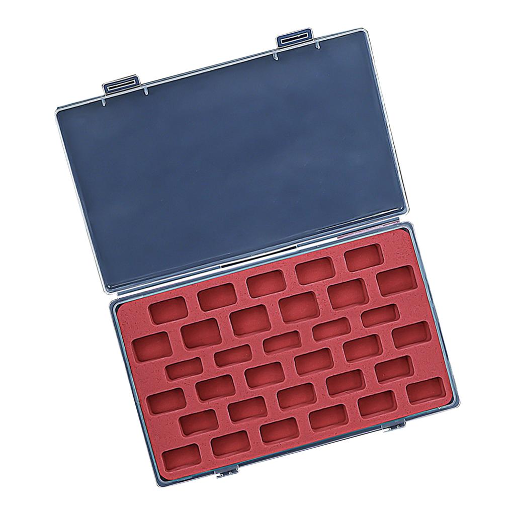 Pudełko do przechowywania szpulek 33/66 przegródek, Etui na szpulki, Organizery na szpulki z pokrywką, Akcesoria do szycia dla hobbystów rzemiosła