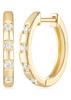 Cercei Aur Rotunzi Shiny Gold Earrings for Women Elegant Round Hoop Earrings New Model Dazzling Party Daily Wear