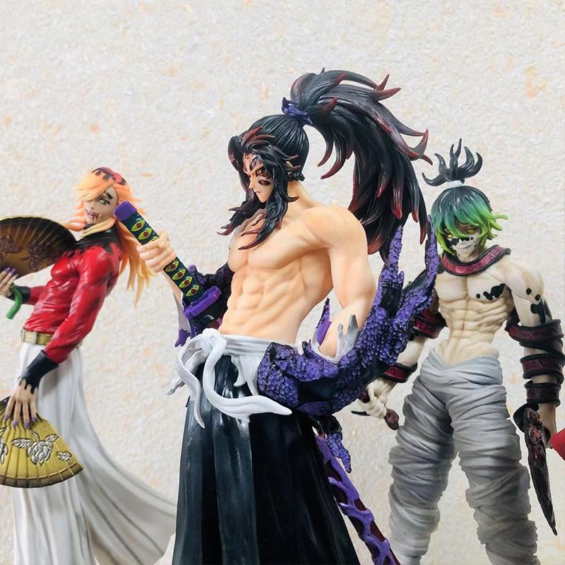 30cm Demon Slayer Kimetsu No Yaiba Anime Figur Daki Giyuutarou Yoriichi Kokushibou Sammlerstück Modell Statue Weihnachtsgeschenk