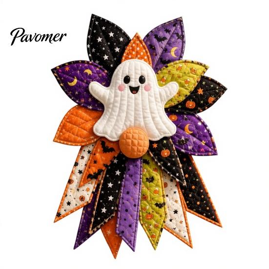 Rustic Farmhouse Home Decor Large Patchwork DIY Sewing Kit, Quilted Fabric Craft Set, Beginner Friendly Needlework Handmade Door Decoration Wreath for