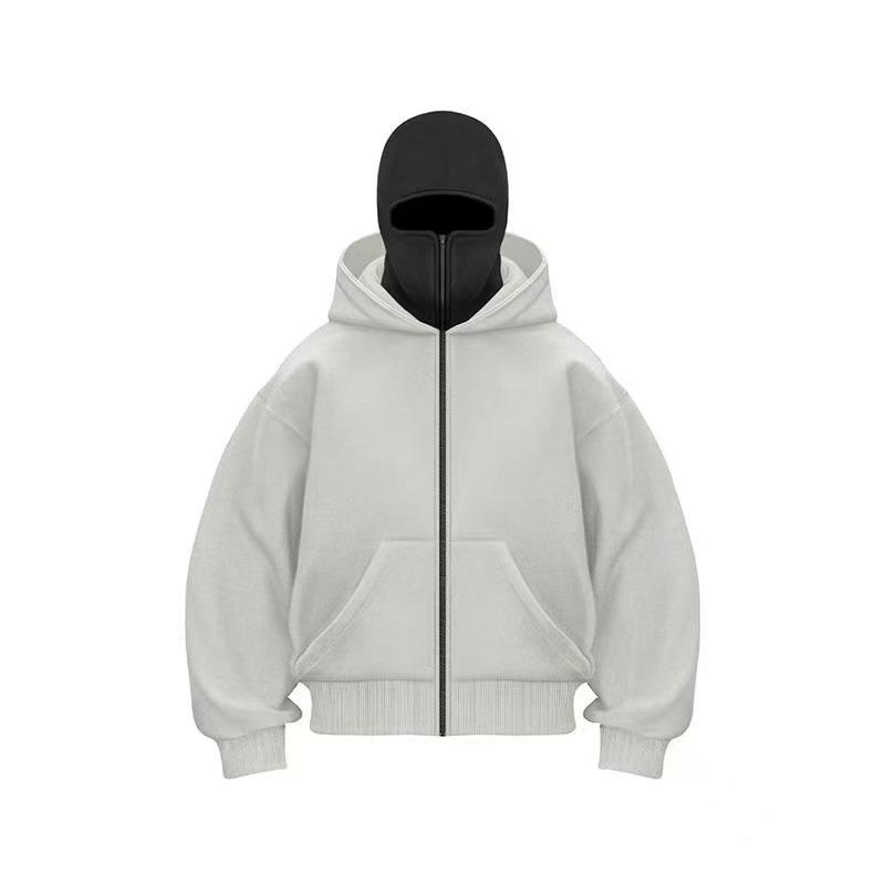 Autumn and Winter Men's and Women's Casual Sportswear With Hooded Mask Design, Sporty and Fashionable Plus Size Hoodie