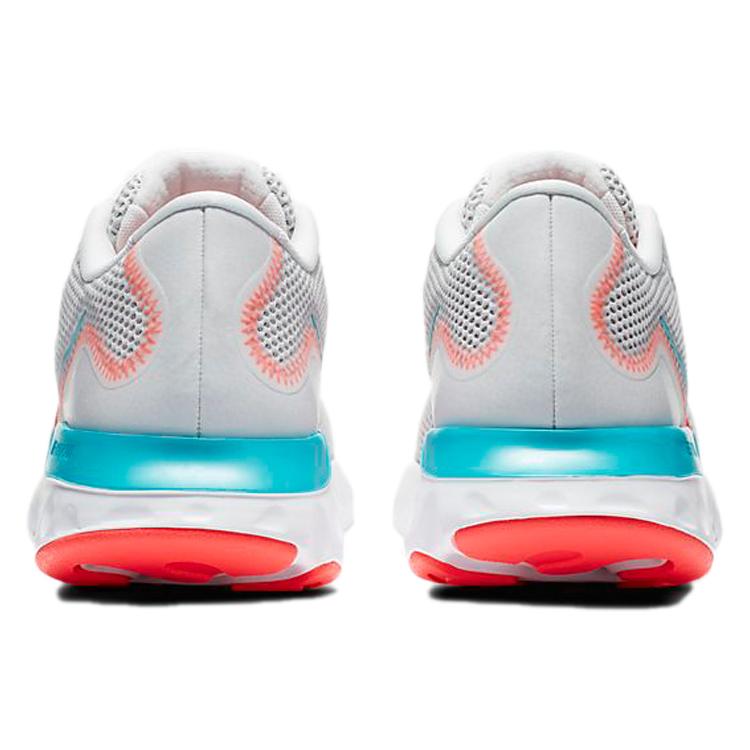 Nike Renew Run 'Ombre Swoosh' (Unisex) Summit White / Oracle Aqua / Black / Flash Crimson Running Shoes CK6357 101