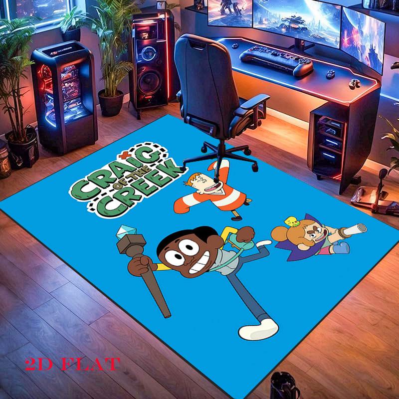 Creek Hideout Carpet Rug for Living Room Bedroom Home Sofa Decoration,Kids play Nonslip Floor Mat