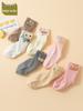 Korean Style Baby Antibacterial Mid-Calf Socks – Combed Cotton, Odor-Resistant, Newborn Spring/Autumn Collection.