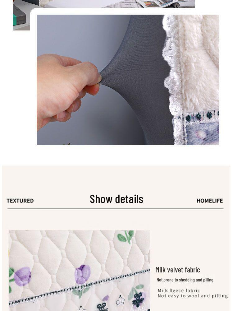 Protetor de Cabeceira de Madeira Maciça Acolchoado Anticolisão em Camurça