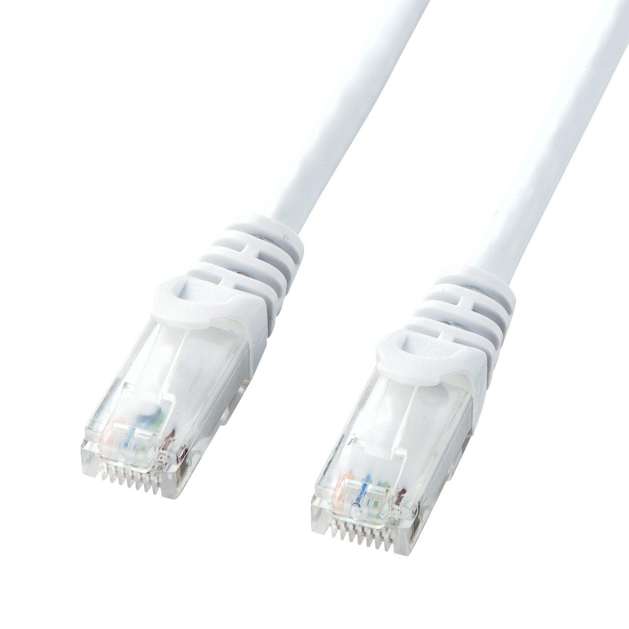 

Sanwa Supply CAT6 LAN Cable (15m) UTP 1Gbps/250MHz RJ45 Anti-Break Tabs White LA-Y6-15W