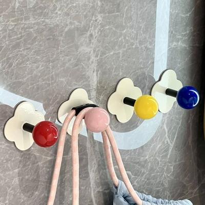 Lochfreie Dopamin-Klebehaken Hochbelastbar Heimaufbewahrungszubehör Badezimmer Klebe-Wandhaken Wandmontage