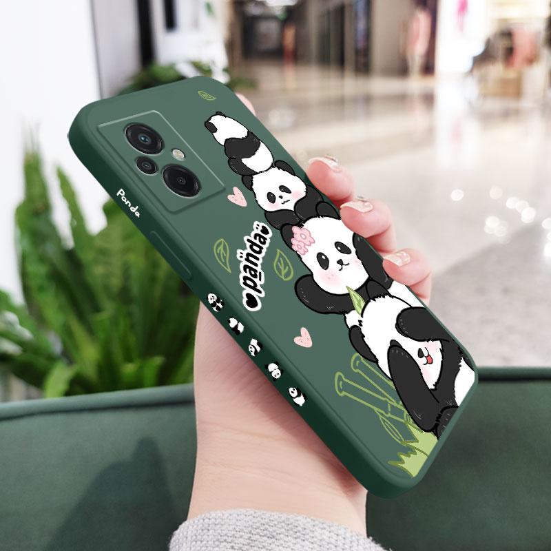 Panda House Phone Case For Xiaomi Poco F7 X7 X6 M5 M5S F5 X5 F4 X4 M4 F3 M3 X3 F2 Pro X2 4G 5G GT NFC Silicone Cover