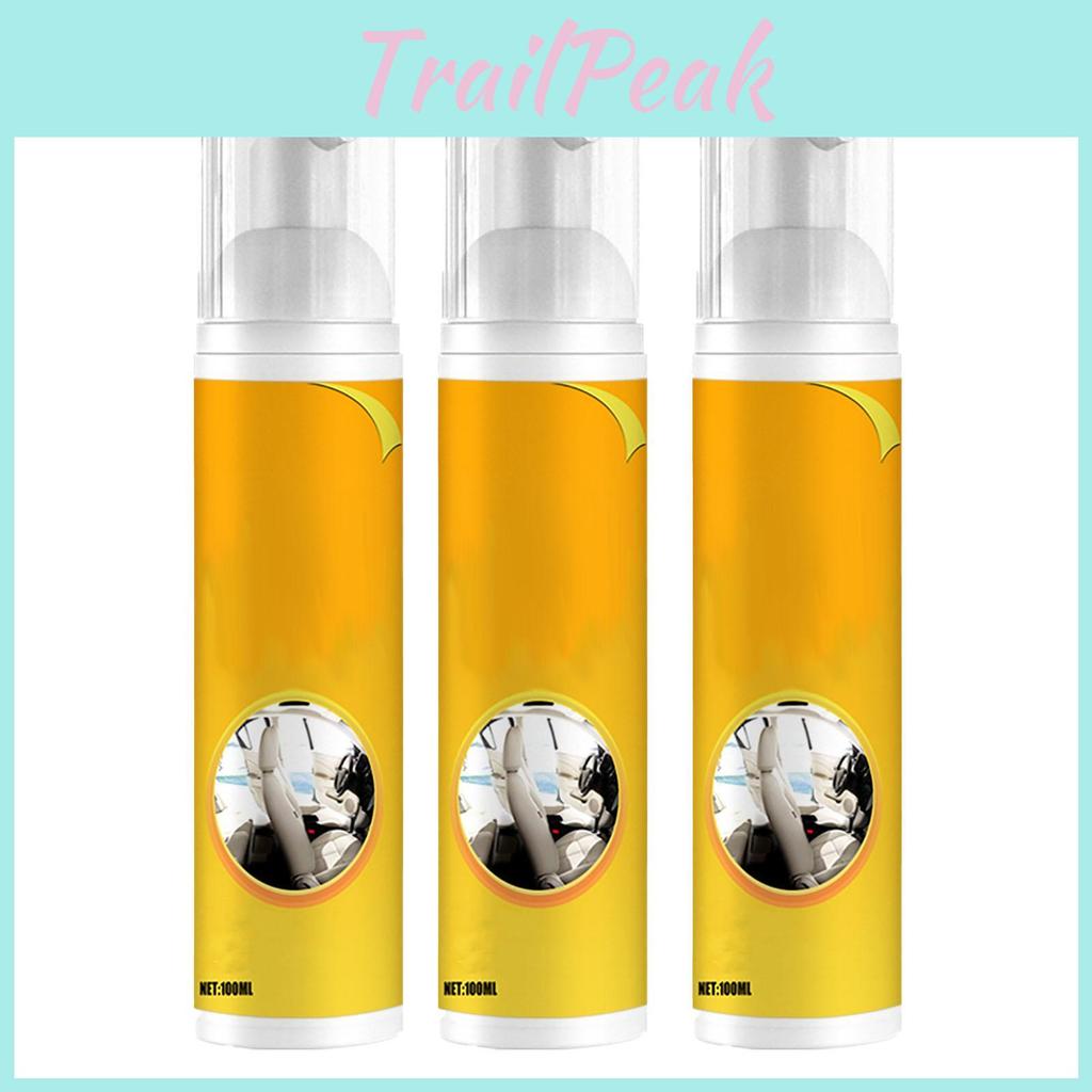 Cleaner 3pcs Multifunctional Foam Strong Decontamination Deep Cleaning Car Interior Cleaner For