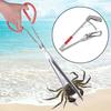 Snake Tongs with Lock Outdoor Heavy Duty Easy To Clean Reptile Catcher Fold